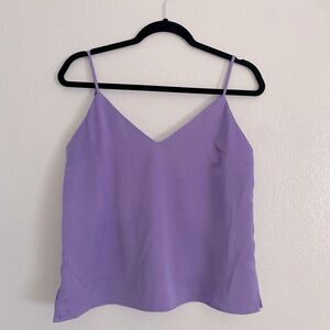 a new day - Flowy Purple Blouse Top w/ Adjustable Straps